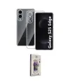 ieg™ Galaxy S25 Edge Kılıf Zirve Doku - Siyah Bilvis 3D Cam Ekran Koruyucu