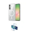 ieg™ Galaxy S25 FE Kılıf Ahenk Minimal Serisi - Siyah 3D Antistatik Cam Ekran Koruyucu