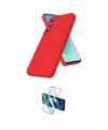 ieg™ Galaxy S25 FE Kılıf Ahenk Serisi - Siyah 3D Antistatik Cam Ekran Koruyucu