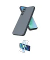 ieg™ Galaxy S25 FE Kılıf Ahenk Serisi - Siyah 3D Antistatik Seramik Nano Ekran Koruyucu