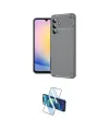 ieg™ Galaxy S25 FE Kılıf Eksen Form Prime - Siyah 3D Antistatik Cam Ekran Koruyucu