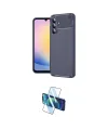 ieg™ Galaxy S25 FE Kılıf Eksen Form Prime - Siyah 3D Antistatik Cam Ekran Koruyucu