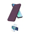 ieg™ Galaxy S25 FE Kılıf Kozmos Yansıma Özel Seri - Siyah 3D Antistatik Cam Ekran Koruyucu
