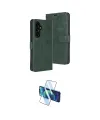 ieg™ Galaxy S25 FE Kılıf Siluet Işık Serisi - Siyah 3D Antistatik Cam Ekran Koruyucu