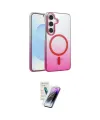 ieg™ Galaxy S25 Kılıf Ahenk Doku Özel Seri - Şeffaf Pasifik Cam Ekran Koruyucu