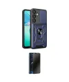 ieg™ Galaxy S25 Kılıf Ahenk Klasik - Siyah 3D Antistatik Hayalet Cam Ekran Koruyucu