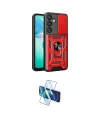 ieg™ Galaxy S25 Kılıf Ahenk Klasik - Siyah 3D Antistatik Seramik Nano Ekran Koruyucu