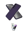 ieg™ Galaxy S25 Kılıf Ahenk Serisi - Şeffaf Pasifik Cam Ekran Koruyucu