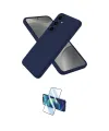 ieg™ Galaxy S25 Kılıf Ahenk Serisi - Siyah 3D Antistatik Cam Ekran Koruyucu