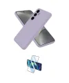 ieg™ Galaxy S25 Kılıf Ahenk Serisi - Siyah 3D Antistatik Cam Ekran Koruyucu