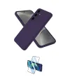 ieg™ Galaxy S25 Kılıf Ahenk Serisi - Siyah 3D Antistatik Cam Ekran Koruyucu