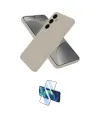 ieg™ Galaxy S25 Kılıf Ahenk Serisi - Siyah 3D Antistatik Cam Ekran Koruyucu