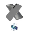 ieg™ Galaxy S25 Kılıf Ahenk Serisi - Siyah 3D Antistatik Seramik Nano Ekran Koruyucu