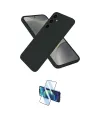 ieg™ Galaxy S25 Kılıf Ahenk Serisi - Siyah 3D Antistatik Seramik Nano Ekran Koruyucu