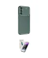 ieg™ Galaxy S25 Kılıf Eksen Form Prime - Şeffaf Pasifik Cam Ekran Koruyucu