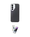 ieg™ Galaxy S25 Kılıf Eksen Prime - Şeffaf Pasifik Cam Ekran Koruyucu