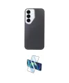 ieg™ Galaxy S25 Kılıf Eksen Prime - Siyah 3D Antistatik Cam Ekran Koruyucu