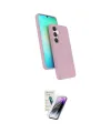 ieg™ Galaxy S25 Kılıf İz Işık Koleksiyonu - Şeffaf Pasifik Cam Ekran Koruyucu