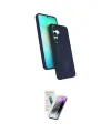 ieg™ Galaxy S25 Kılıf İz Işık Koleksiyonu - Şeffaf Pasifik Cam Ekran Koruyucu