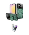 ieg™ Galaxy S25 Kılıf Kıvılcım Modern Serisi - Şeffaf Pasifik Cam Ekran Koruyucu