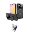 ieg™ Galaxy S25 Kılıf Kıvılcım Modern Serisi - Şeffaf Pasifik Cam Ekran Koruyucu