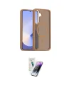 ieg™ Galaxy S25 Kılıf Siluet Minimal Prime - Şeffaf Pasifik Cam Ekran Koruyucu