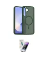 ieg™ Galaxy S25 Kılıf Siluet Minimal Prime - Şeffaf Pasifik Cam Ekran Koruyucu
