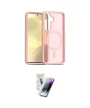 ieg™ Galaxy S25 Kılıf Siluet Minimal Prime - Şeffaf Pasifik Cam Ekran Koruyucu