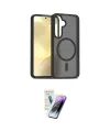 ieg™ Galaxy S25 Kılıf Siluet Minimal Prime - Şeffaf Pasifik Cam Ekran Koruyucu