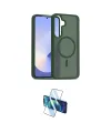 ieg™ Galaxy S25 Kılıf Siluet Minimal Prime - Siyah 3D Antistatik Cam Ekran Koruyucu