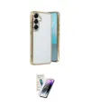 ieg™ Galaxy S25 Kılıf Vadi Minimal - Şeffaf Pasifik Cam Ekran Koruyucu