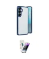 ieg™ Galaxy S25 Kılıf Vadi Minimal - Şeffaf Pasifik Cam Ekran Koruyucu