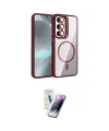 ieg™ Galaxy S25 Kılıf Yadigar Asil Koleksiyonu - Şeffaf Pasifik Cam Ekran Koruyucu