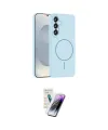 ieg™ Galaxy S25 Kılıf Yankı Form Serisi - Şeffaf Pasifik Cam Ekran Koruyucu