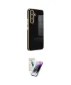 ieg™ Galaxy S25 Kılıf Yankı Serisi - Şeffaf Pasifik Cam Ekran Koruyucu