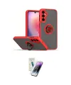ieg™ Galaxy S25 Kılıf Yörünge Çizgi - Şeffaf Pasifik Cam Ekran Koruyucu