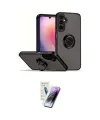 ieg™ Galaxy S25 Kılıf Yörünge Çizgi - Şeffaf Pasifik Cam Ekran Koruyucu