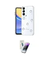 ieg™ Galaxy S25 Kılıf Yörünge Form - Şeffaf Pasifik Cam Ekran Koruyucu