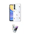 ieg™ Galaxy S25 Kılıf Yörünge Form - Şeffaf Pasifik Cam Ekran Koruyucu
