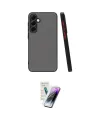 ieg™ Galaxy S25 Plus Kılıf Ahenk Çizgi Serisi - Şeffaf Pasifik Cam Ekran Koruyucu