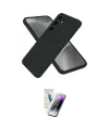 ieg™ Galaxy S25 Plus Kılıf Ahenk Serisi - Şeffaf Pasifik Cam Ekran Koruyucu