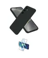 ieg™ Galaxy S25 Plus Kılıf Ahenk Serisi - Siyah 3D Antistatik Seramik Nano Ekran Koruyucu