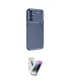 ieg™ Galaxy S25 Plus Kılıf Eksen Form Prime - Şeffaf Pasifik Cam Ekran Koruyucu