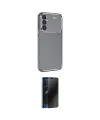ieg™ Galaxy S25 Plus Kılıf Eksen Form Prime - Siyah 3D Antistatik Hayalet Cam Ekran Koruyucu