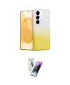 ieg™ Galaxy S25 Plus Kılıf Eksen Minimal Özel Seri - Şeffaf Pasifik Cam Ekran Koruyucu
