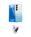 ieg™ Galaxy S25 Plus Kılıf Eksen Minimal Özel Seri - Şeffaf Pasifik Cam Ekran Koruyucu