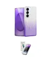 ieg™ Galaxy S25 Plus Kılıf Eksen Minimal Özel Seri - Şeffaf Pasifik Cam Ekran Koruyucu