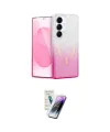 ieg™ Galaxy S25 Plus Kılıf Eksen Minimal Özel Seri - Şeffaf Pasifik Cam Ekran Koruyucu