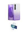 ieg™ Galaxy S25 Plus Kılıf Eksen Minimal Özel Seri - Siyah 3D Antistatik Seramik Nano Ekran Koruyucu