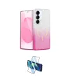 ieg™ Galaxy S25 Plus Kılıf Eksen Minimal Özel Seri - Siyah 3D Antistatik Seramik Nano Ekran Koruyucu